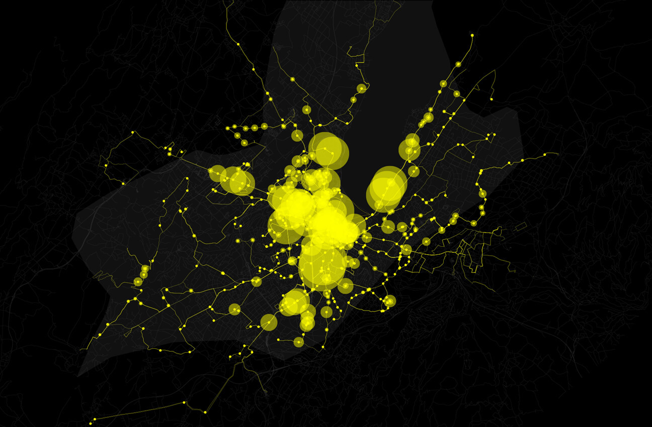 Mapping Public Transit in Cities